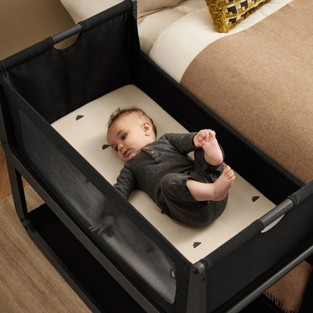 Snuz zestaw 2 prześcieradeł do łóżeczka dziecięcego SnuzPod oraz SnuzPod Studio Sand/Cloud