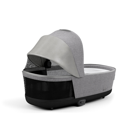 Cybex Priam 4.0 Matt Black Manhattan Grey Plus wózek głęboki