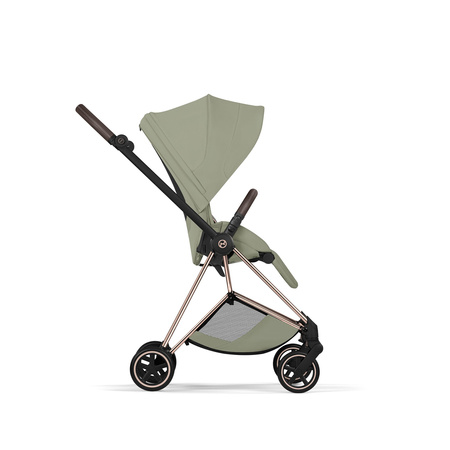 Cybex Mios 4.0 Style Rosegold Sage Green zestaw 3w1 z fotelikiem Cloud T i-Size