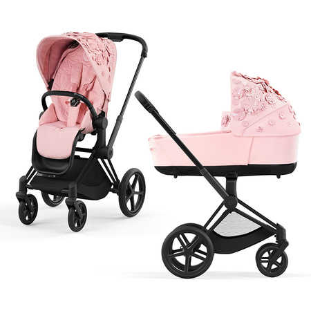 Cybex Priam 4.0 Simply Flowers Pink wózek głęboko-spacerowy 2w1 