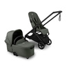 Bugaboo Dragonfly Plus Komplet Black/Forest Green wózek 2w1 głęboko-spacerowy