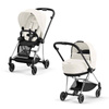 Cybex Mios OFF WHITE zestaw 3w1 z fotelikiem Cloud T Plus