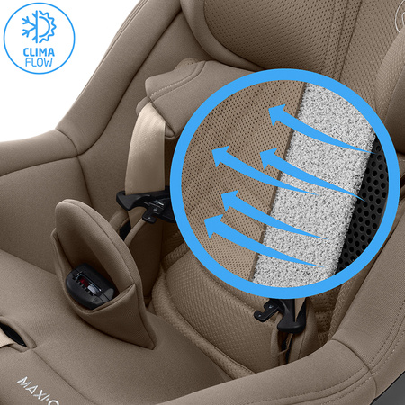 Maxi Cosi Mobifix Pro Authentick Truffle fotelik samochodowy 61–125 cm