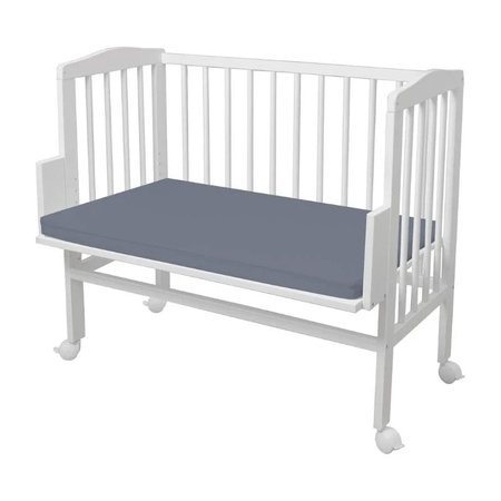 Waldin Prześcieradło do dostawki 2w1 90x50 Grafitowe