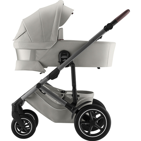 Britax Romer Smile 5Z Lux Linen Grey zestaw 4w1 z fotelikiem Baby-Safe Pro Linen Grey i bazą Vario 5Z
