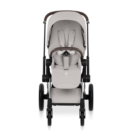 Cybex Priam 5.0 Chrome Brown City Grey zestaw 3w1 z fotelikiem Cloud T i-Size
