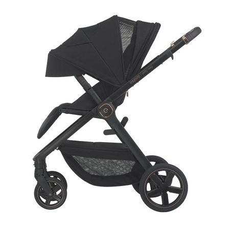 Espiro Only 2024 Stylish Black wózek głęboko-spacerowy 2w1