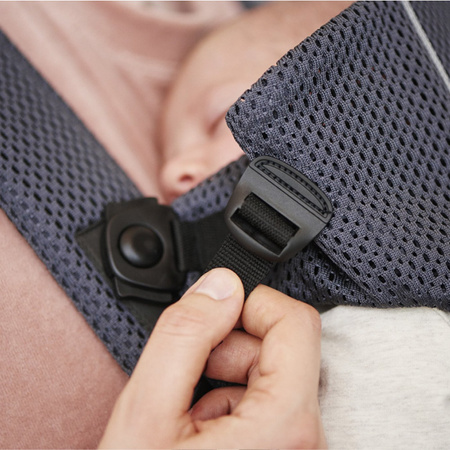 BabyBjorn nosidełko Mini 3D Mesh Szary