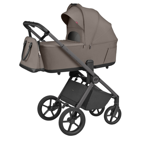 Carrello Ultra F Sugar Brown wózek dziecięcy 2w1 ze składaną gondolą