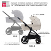 Kinderkraft Nea 2 Soft Beige wózek 2w1 głęboko-spacerowy
