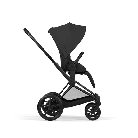 Cybex e-Priam 5.0 Comfort Matt Black Sepia Black zestaw 3w1 z fotelikiem Cloud T i-Size