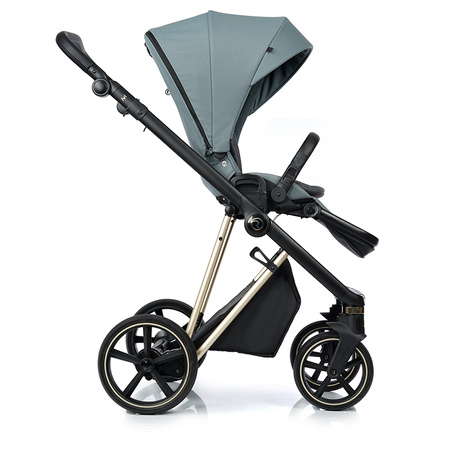 Roan IVI 2.0 Pine Green zestaw 3 w 1 z fotelikiem Cybex Cloud G Plus