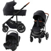 Britax Romer Smile 5Z Galaxy Black zestaw 3w1 z fotelikiem Baby Safe Core Space Black