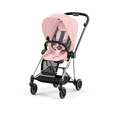 Cybex Mios Chrome Black Peach Pink wózek spacerowy