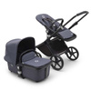 Bugaboo Fox Cub Black/Stormy Blue wózek 2w1 głęboko-spacerowy