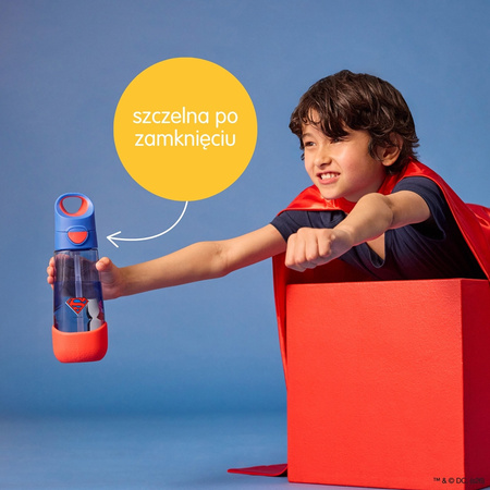 B.Box Bidon tritanowy ze słomką 600 ml Superman