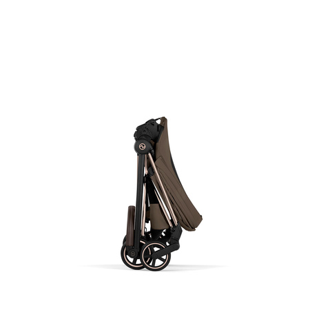 Cybex Mios 4.0 Style Rosegold Coconut Brown zestaw 3w1 z fotelikiem Cloud T i-Size