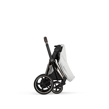 Cybex e-Priam 5.0 Champagne Gold Off White wózek 2w1 głęboko-spacerowy
