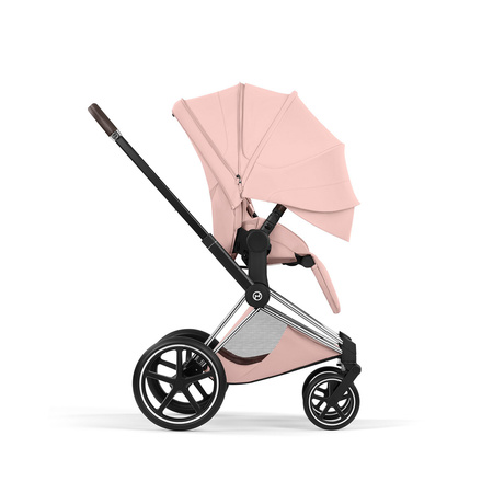 Cybex Priam 5.0 Chrome Brown Peach Pink wózek 2w1 głęboko-spacerowy