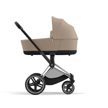 Cybex Priam 4.0 Chrome Black Cozy Beige wózek głęboki