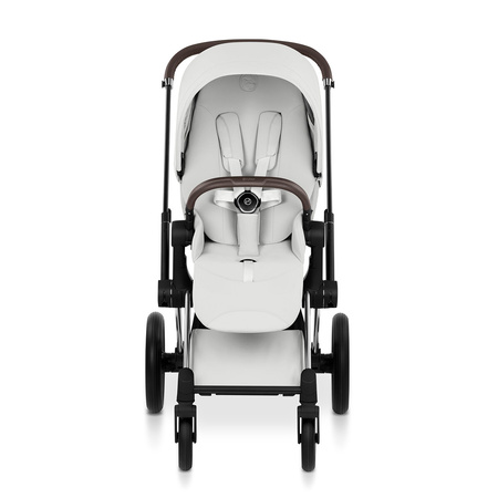 Cybex Priam 5.0 Chrome Brown Off White zestaw 3w1 z fotelikiem Cloud T i-Size