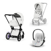 Cybex e-Priam 5.0 Matt Black Off White zestaw 3w1 z fotelikiem Cloud T i-Size