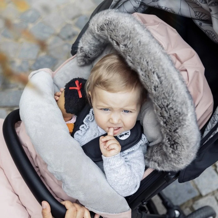 Petite&Mars Zimowy śpiworek Comfy 4w1 Pastel Peach