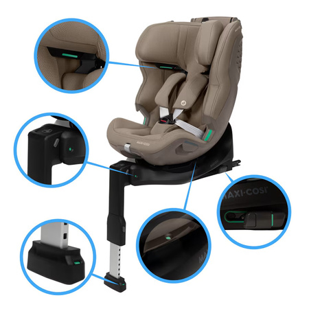 Maxi Cosi Emerald 360 Plus Authentic Truffle fotelik samochodowy 40-150 cm