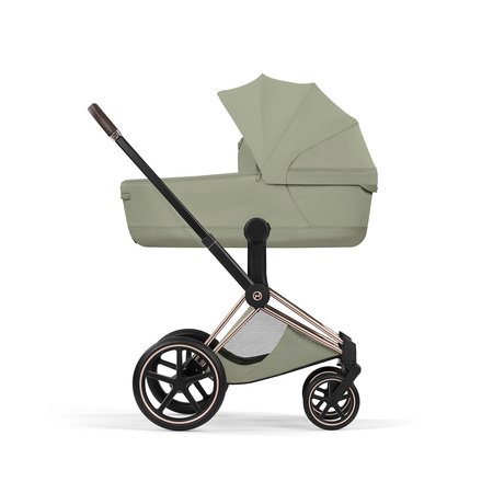 Cybex Priam 5.0 Rosegold Sage Green zestaw 3w1 z fotelikiem Cloud T i-Size