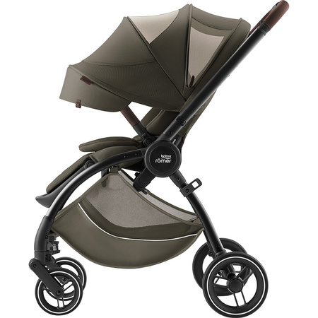 Britax Romer Rio Lux Urban Olive zestaw 3w1 z fotelikiem Baby-Safe Pro