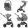 Anex iQ Premium Pure zestaw 3w1 z fotelikiem Cybex Cluod T Plus