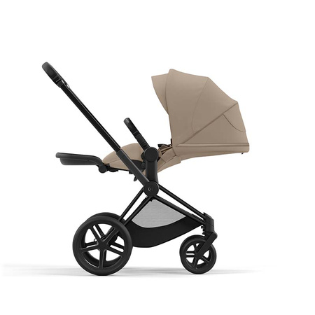 Cybex Priam 4.0 Matt Black Cozy Beige wózek spacerowy