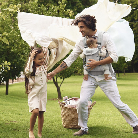 BabyBjorn nosidełko Harmony Woven Jasny Róż Melange
