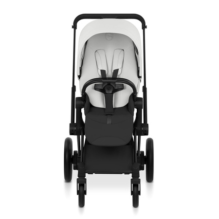 Cybex e-Priam 5.0 Matt Black Off White wózek 2w1 głęboko-spacerowy