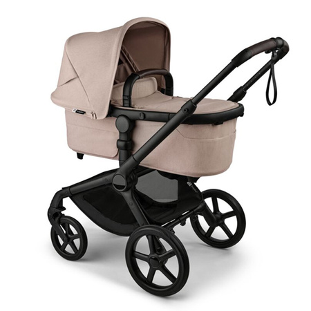 Bugaboo Fox 5 Renew Komplet Black/Desert Taupe Melange wózek 2w1 głęboko-spacerowy