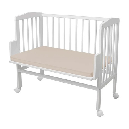 Waldin Prześcieradło do dostawki 2w1 90x50 Beżowe