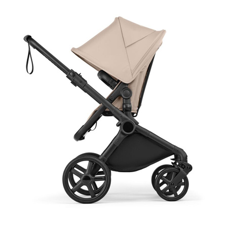 Bugaboo Cub Komplet Black/Desert Taupe wózek 2w1 głęboko-spacerowy