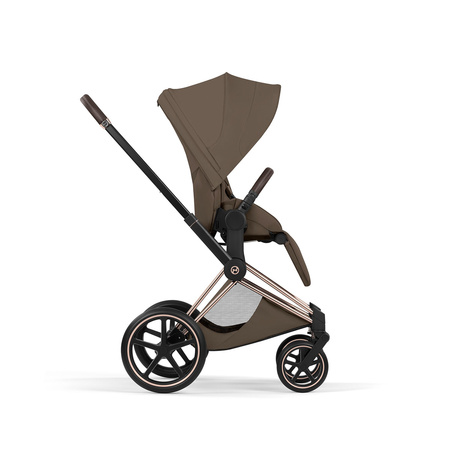 Cybex Priam 5.0 Rosegold Coconut Brown zestaw 3w1 z fotelikiem Cloud T i-Size