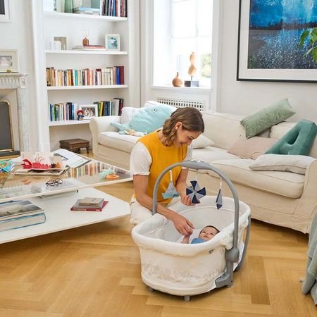 Chicco Baby Hug Pro 5w1 Earl Grey łóżeczko dziecięce