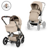 Cybex Talos S Lux 2026 ze składaną gondolą wózek 2w1 głęboko-spacerowy Almond Beige