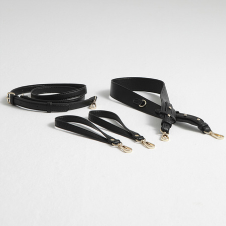 Joissy Torebka Crossbody i Organizer do wózka 2w1 dla Mamy MIDI Black