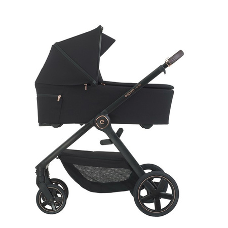 Espiro Only 2024 Stylish Black wózek głęboko-spacerowy 2w1