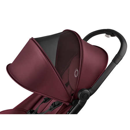 Bugaboo Butterfly Dark Cherry zestaw z pałąkiem i torbą transportową