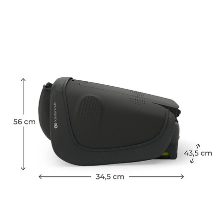 Kinderkraft Unity 2 Czarny fotelik samochodowy 100-150 cm