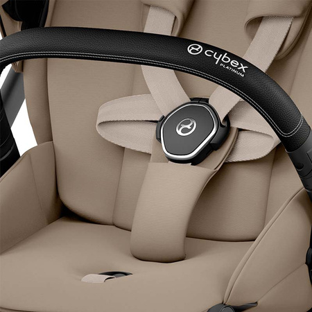 Cybex Mios Chrome Black Cozy Beige wózek spacerowy