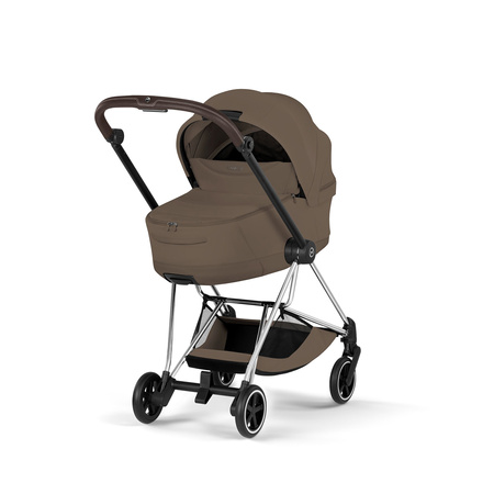 Cybex Mios 4.0 Style Chrome Brown Coconut Brown zestaw 3w1 z fotelikiem Cloud T i-Size