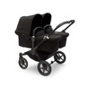Bugaboo Donkey 5 TWIN Black/Midnight Black wózek bliźniaczy