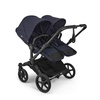 Bugaboo Donkey 6 Twin Black/Deep Indigo wózek 2w1 dla bliźniąt