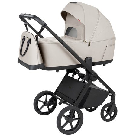 Carrello Ultra F Milk Grey wózek dziecięcy 2w1 ze składaną gondolą