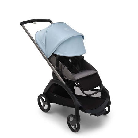 Bugaboo Dragonfly wózek spacerowy rama Graphite/Grey Melange-Skyline Blue